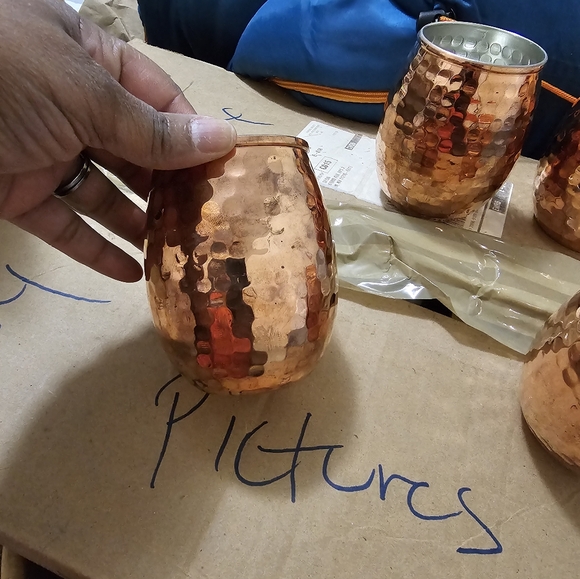 Williams Sonoma cooper tumblers set of 4 - Picture 2 of 4